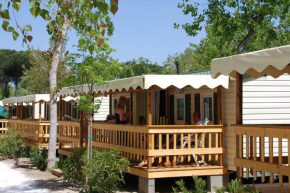 Chalet 4 or 6 persons Toscana Viareggio Camping Bosco Verde Italië Torre Del Lago Puccini